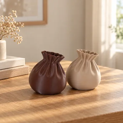 Drawstring Vase