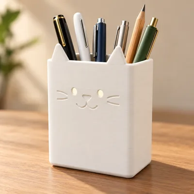 Cute Cat Pen Holder
