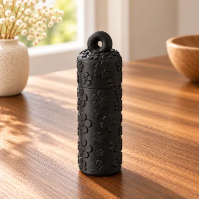 Floral Lip Balm Keychain Holder