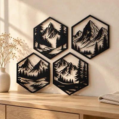 Hexagonal Wall Art